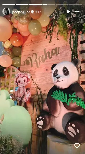 Inside Raha's birthday.