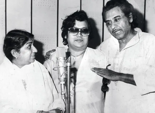 Lata Mangeshkar, Bappi Lahiri, Kishore Kumar. | Lata mangeshkar, Kishore  kumar, Shiva photos