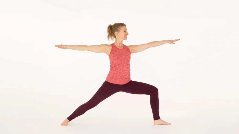 Warrior 2 Pose step by step - Ekhart Yoga