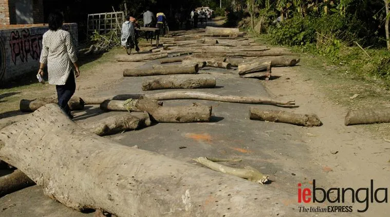 Khejuri Road block 