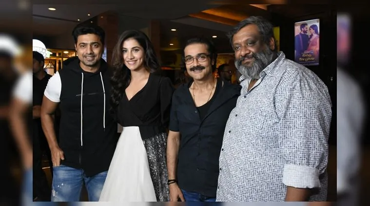 Dev,Rukmini,Prosenjit Chatterjee,Kaushik Ganguly in kabir premier