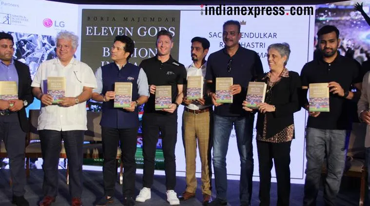 Sachin Tendulkar at a book launch in Mumbai. (Photo by: Varinder Chawla)