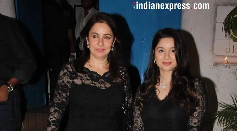 Sachin Tendulkar’s wife Anjali and daughter Sara. (Photo by Varinder Chawla)
