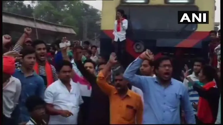 bharat bandh, bihar, train