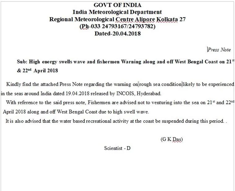 weather, press note
