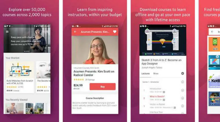 udemy app