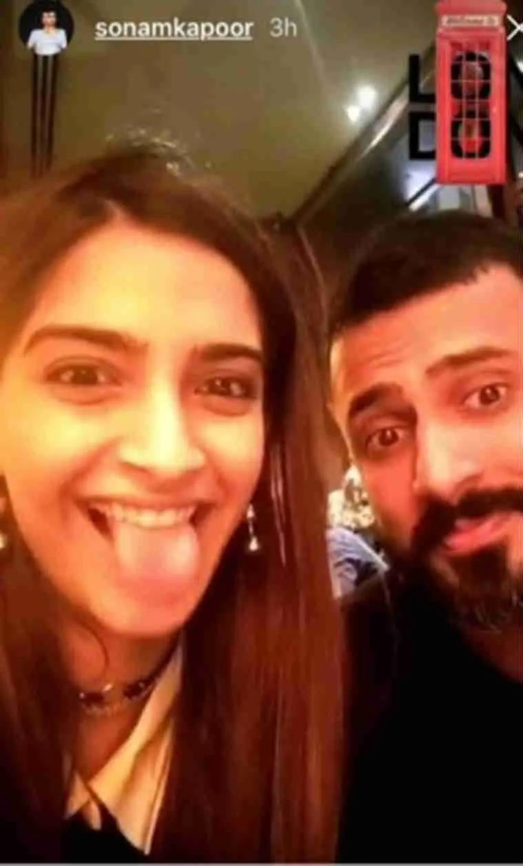 Another click of Sonam and Anand.
