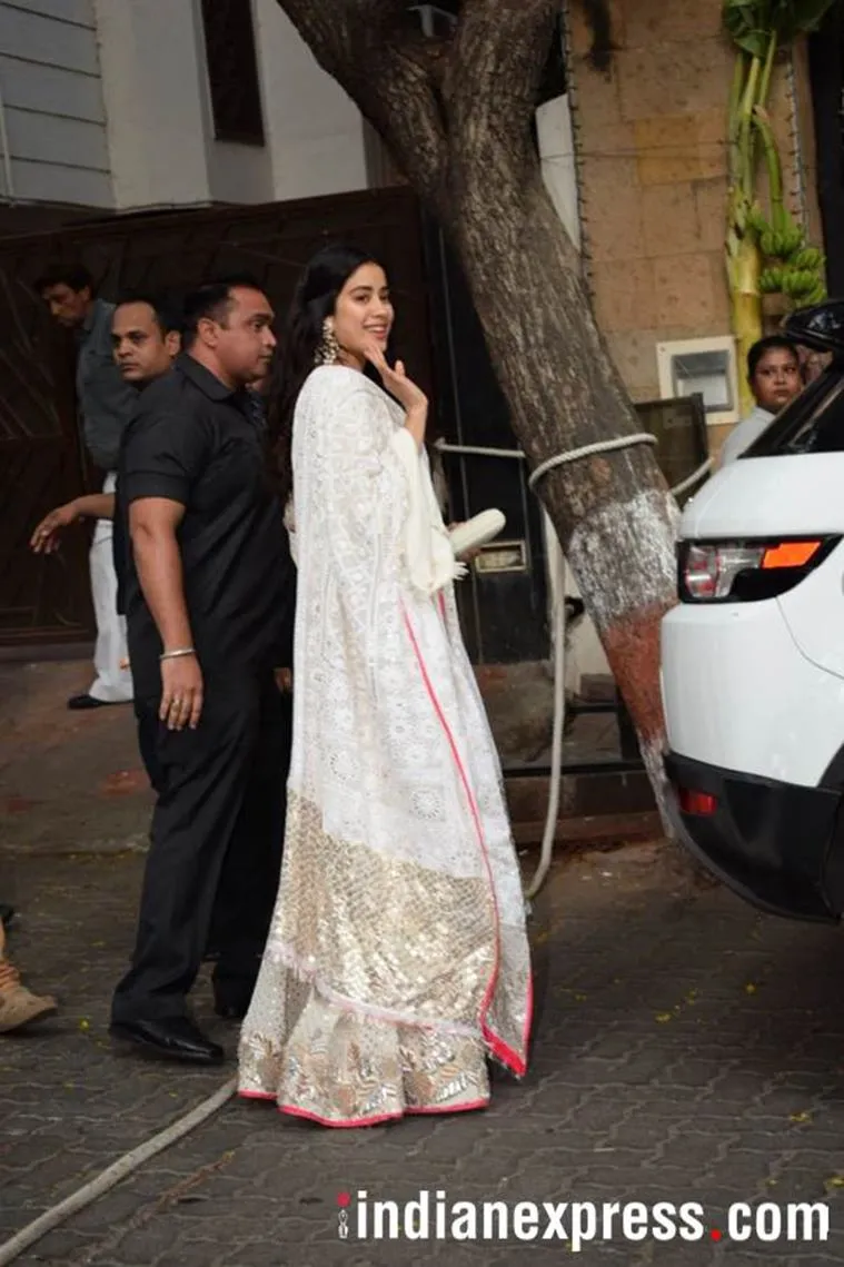 anhvi Kapoor at Sonam Kapoor’s pre-wedding celebration.