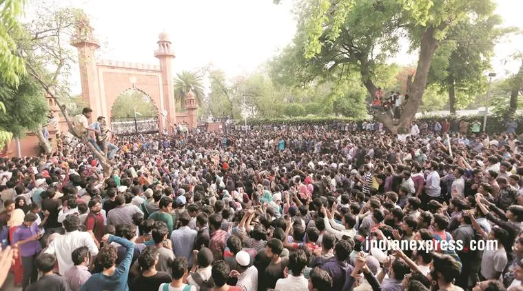 amu protest