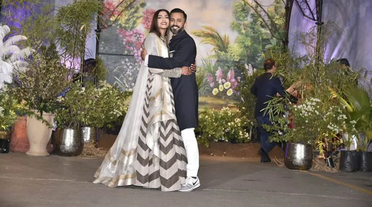 sonam kapoor reception