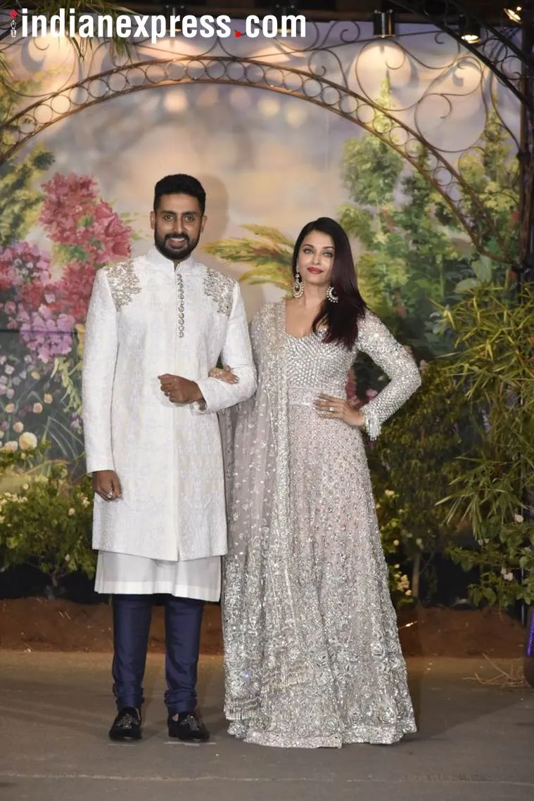 sobam kapoor reception, Aishwarya Rai Bachchan, Abhishek Bachchan 