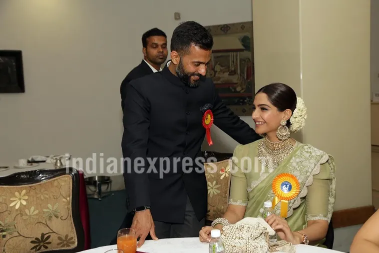 When Sonam Kapoor won her National Award, Anand Ahuja was be her side. (Image courtesy: APH)