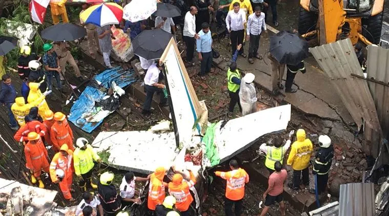 Mumbai Plane Crash: Chartered aircraft crashes in Ghatkopar