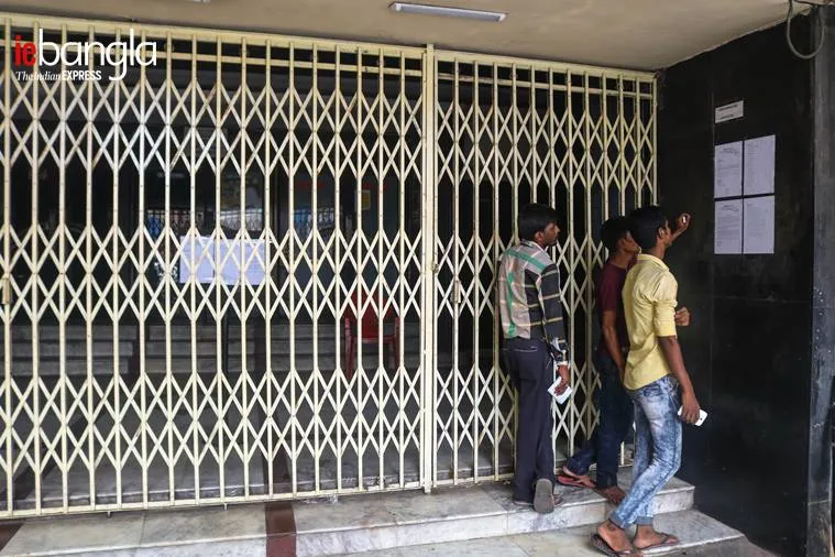 Closure Notice at elite cinema hall