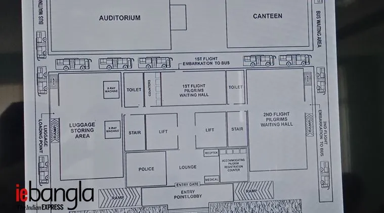 Special camps will be erected in front of Haj House