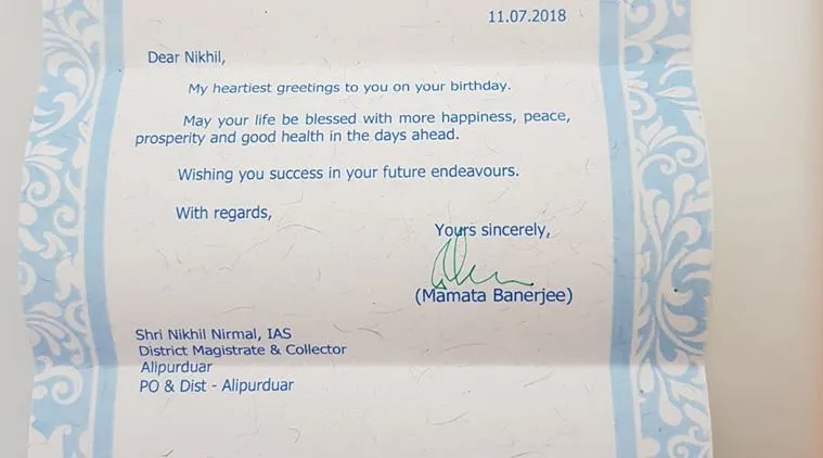 officials bday card