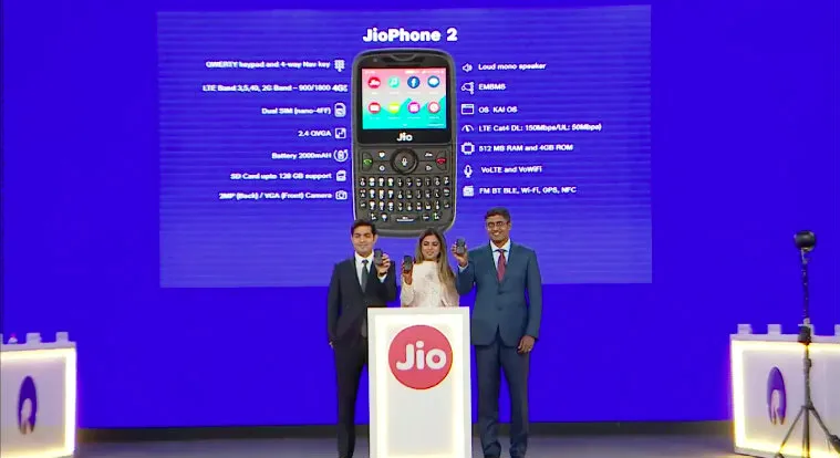  Reliance JioPhone 2 with QWERTY keypad, 2000mAh battery launched