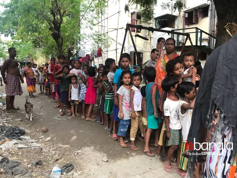  Food for Poor Hungry Street Children in Kolkata