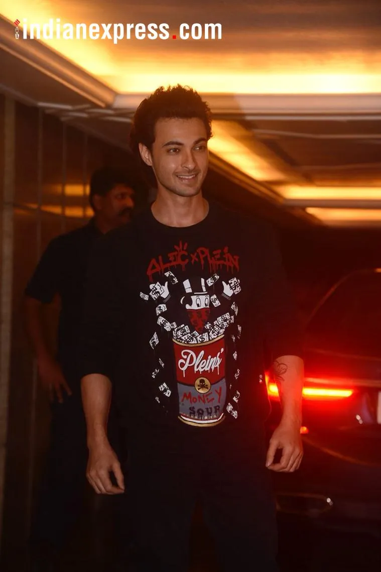 Loveratri actor Aayush Sharma at Nick Jonas and Priyanka Chopa’s party (Photo: Varinder Chawla