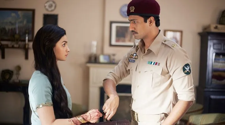 Alia Bhatt played an Indian spy in Raazi, while Vicky Kaushal played her husband and a Pakistani army officer.