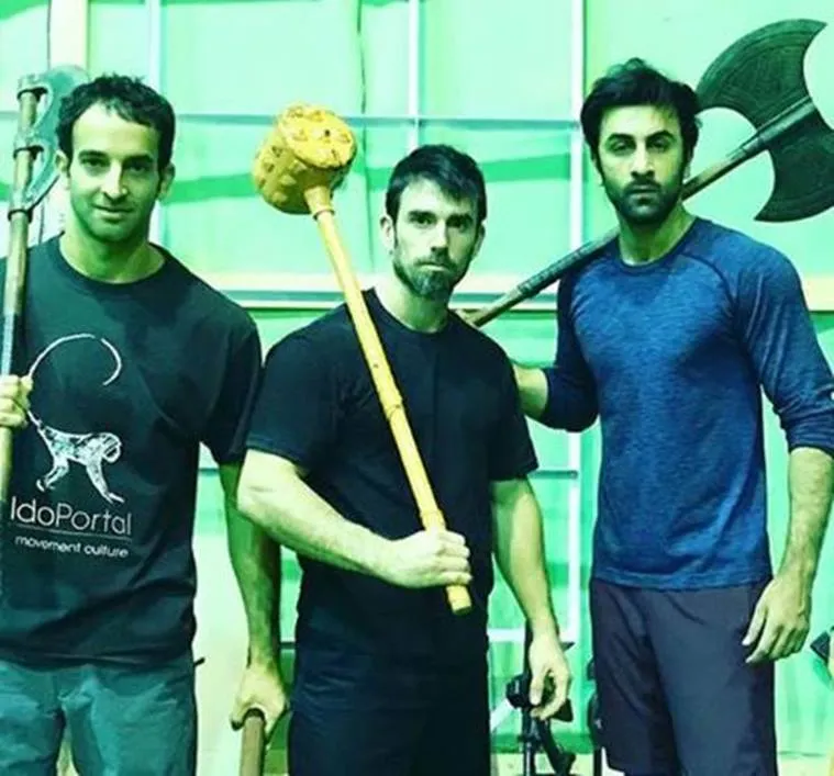 Here is another photo from Brahmastra set.