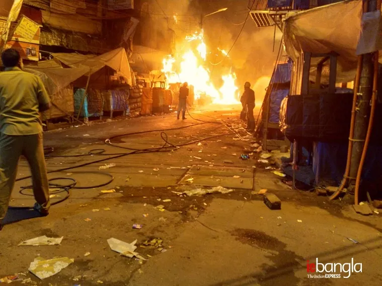 Bagri market fire live updates