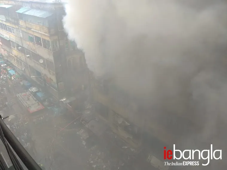 Bagri market fire live updates