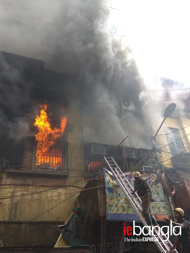 Bagri market fire live updates