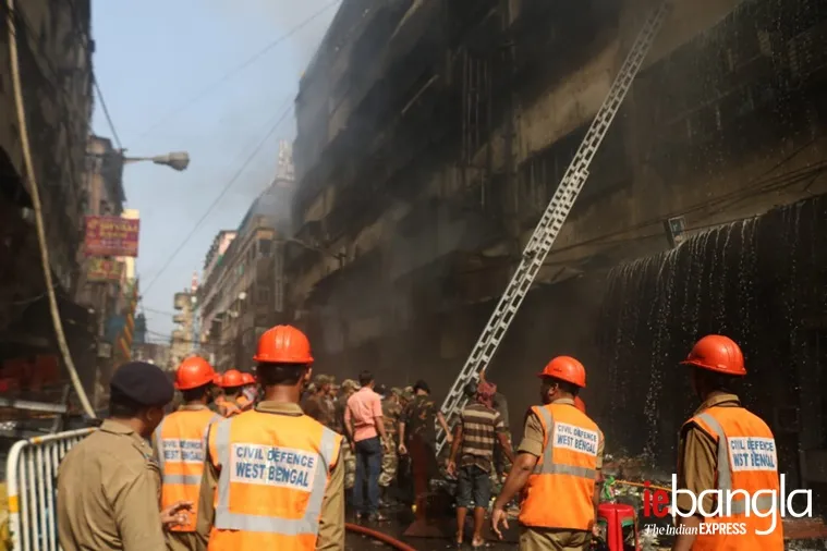 Bagri market Kolkata fire