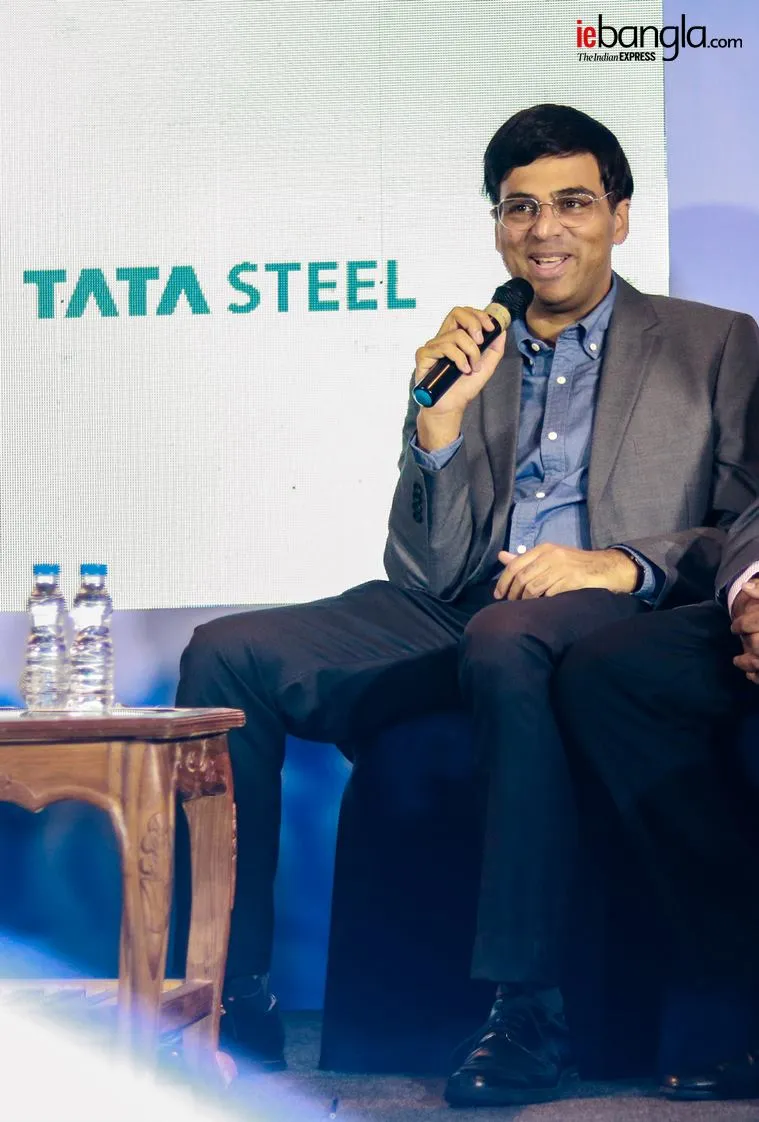 Tata steel chess Tournament press meet Express Photo Shashi Ghosh