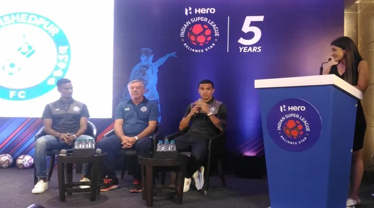 Tim Cahill at press meet