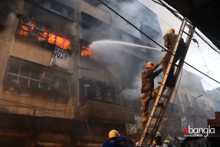 Kolkata Bagri market fire