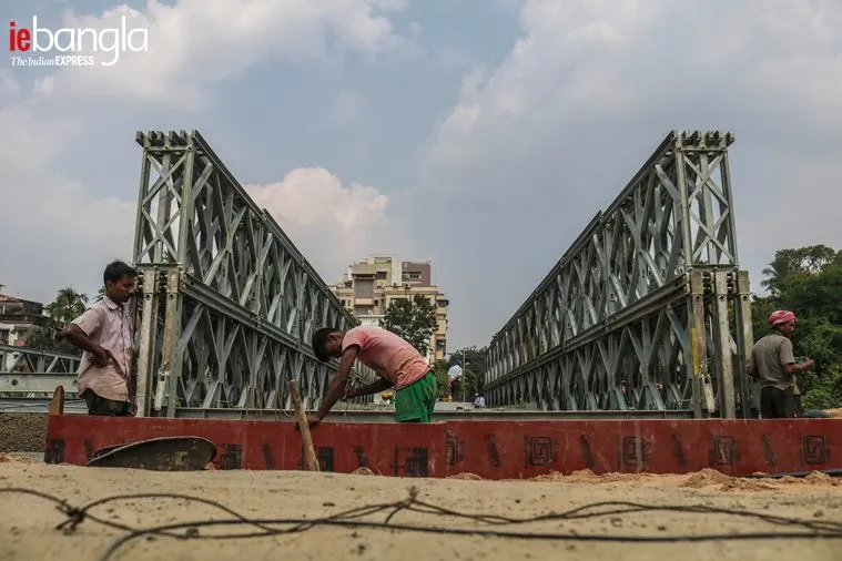Majerhat Bridge Collapse, Baily Bridge at Majerhat, Shashi Ghosh, মাঝেরহাট, কলকাতা, ব্রিজ, শশী ঘোষ