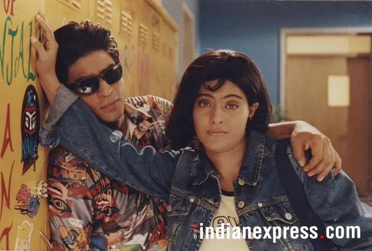 Actor Shahrukh Khan and actress Kajol in film KUCH KUCH HOTA HAI. *** Local Caption *** Actor Shahrukh Khan and actress Kajol in film KUCH KUCH HOTA HAI. 