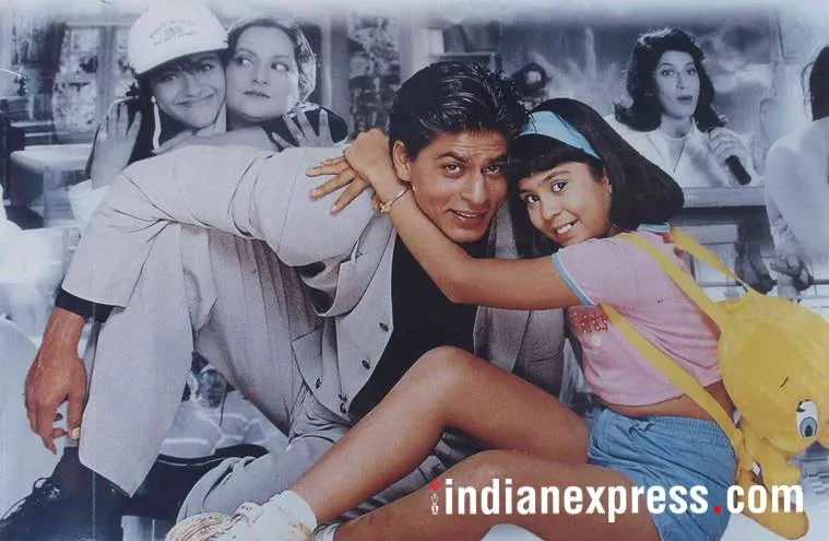 Film Star Shahrukh Khan and Sana Saeed in 'Kuch Kuch Hota Hai