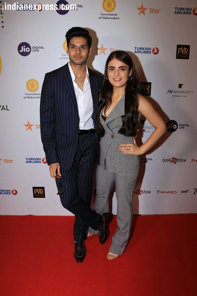 Mard Ko Dard Nahi Hota actors, Radhika Madan and Abhimanyu Dasani at JIO MAMI Film Festival Day 1
