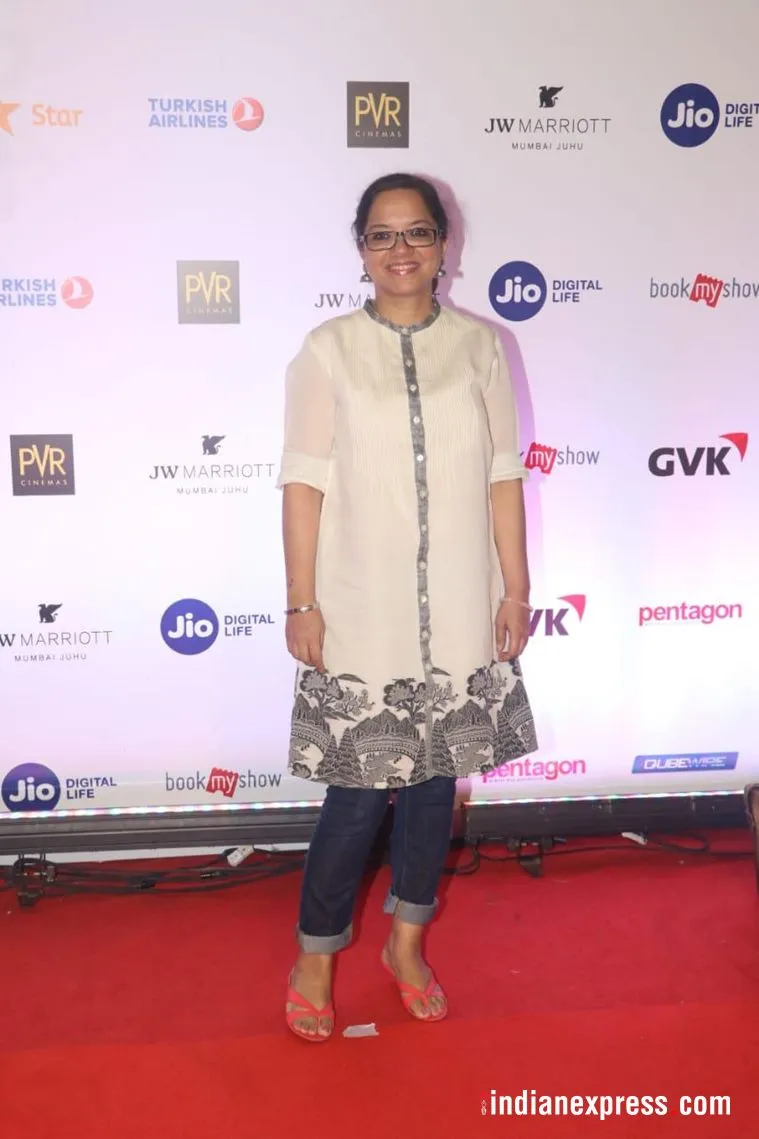 Qarib Qarib Singlle director Tanuja Chandra was there at the MAMI opening ceremony.