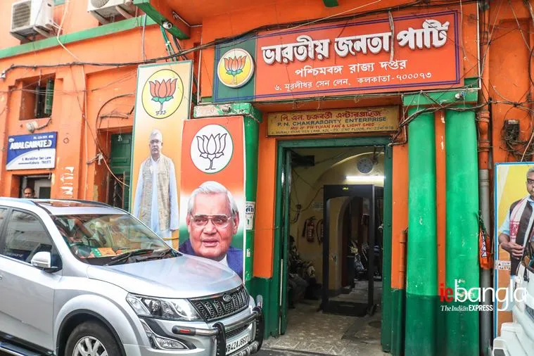 BJP party office Express photo Shashi Ghosh