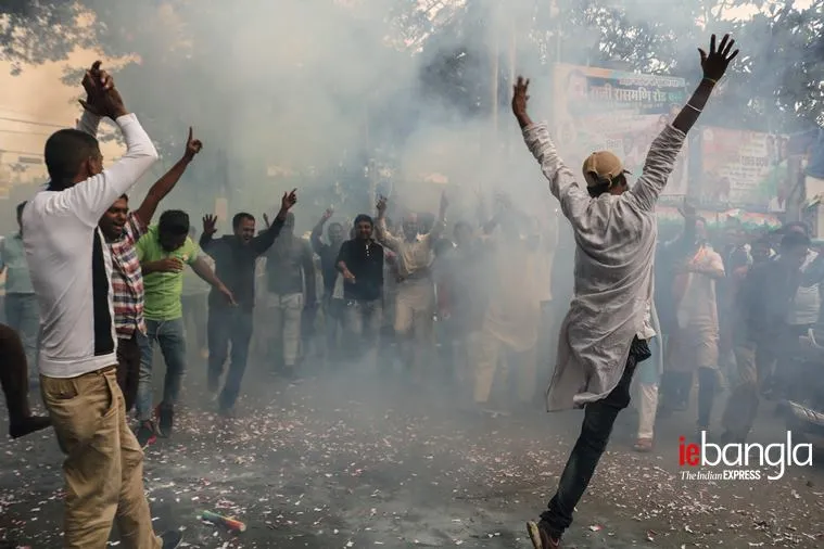 Congress Celebration Express photo Shashi Ghosh