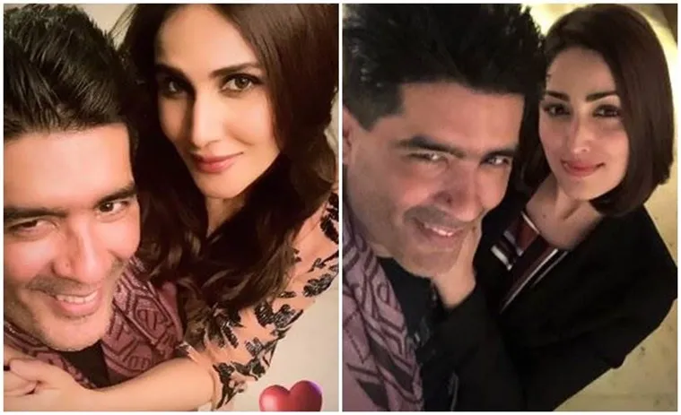 Vaani Kapoor and Yami Gautam too shared selfies with the host Manish Malhotra. (Photo: Vaani Kapoor, Yami Gautam/Instagram)