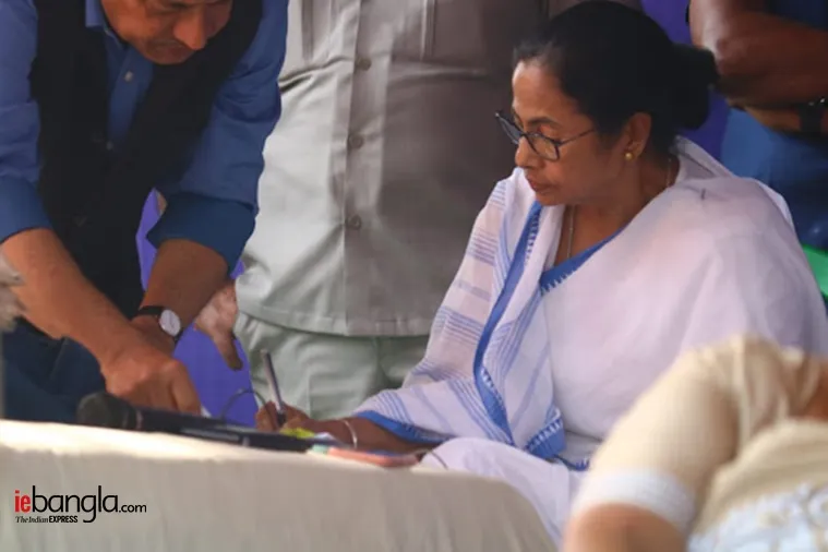 mamata dharna, ধর্নায় মমতা, মমতা