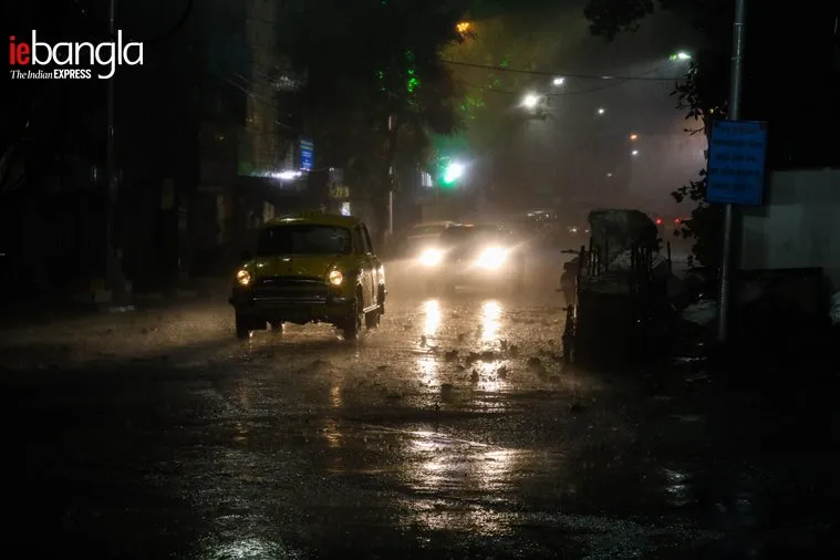 kolkata rain, কলকাতায় বৃষ্টি, কালবৈশাখী