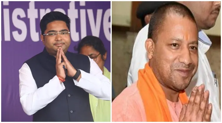 abhishek banerjee, yogi adityanath, অভিষেক বন্দ্যোপাধ্যায়, যোগী আদিত্যনাথ