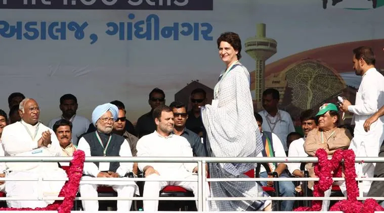 Priyanka Gandhi cwc meeting