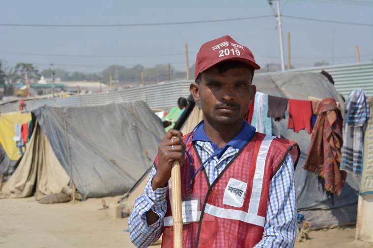 modi sanitation workers kumbh mela