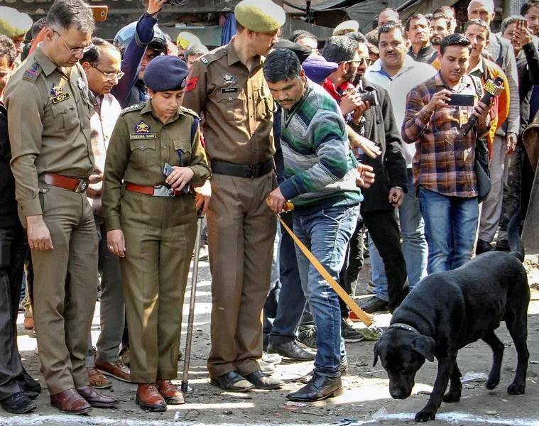 explosion at Jammu bus stand
