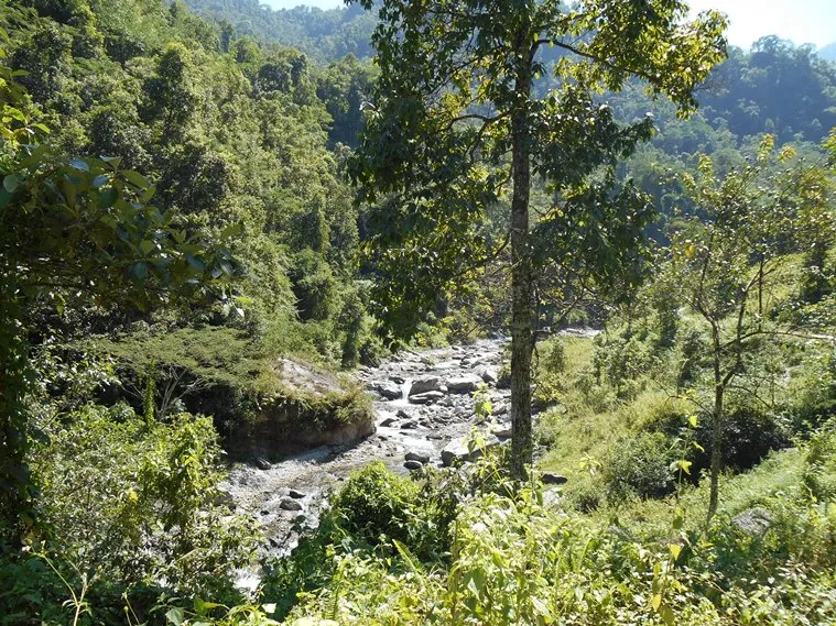 North Bengal remote village kaage