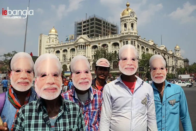 modi in kolkta, modi in brigade, bjp