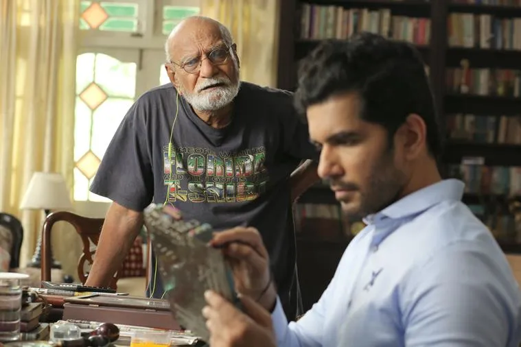 Taher Shabbir with Surendra Rajan in line