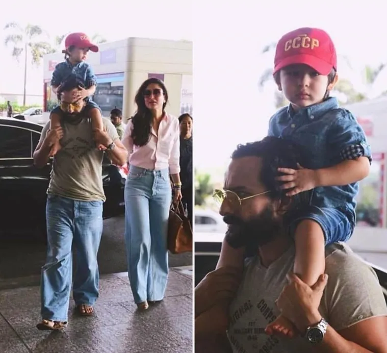 Saif Ali Khan, Taimur Ali Khan, Kareena Kapur Khan